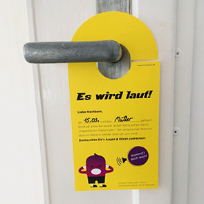 DoorHanger Dezibel Party Edition