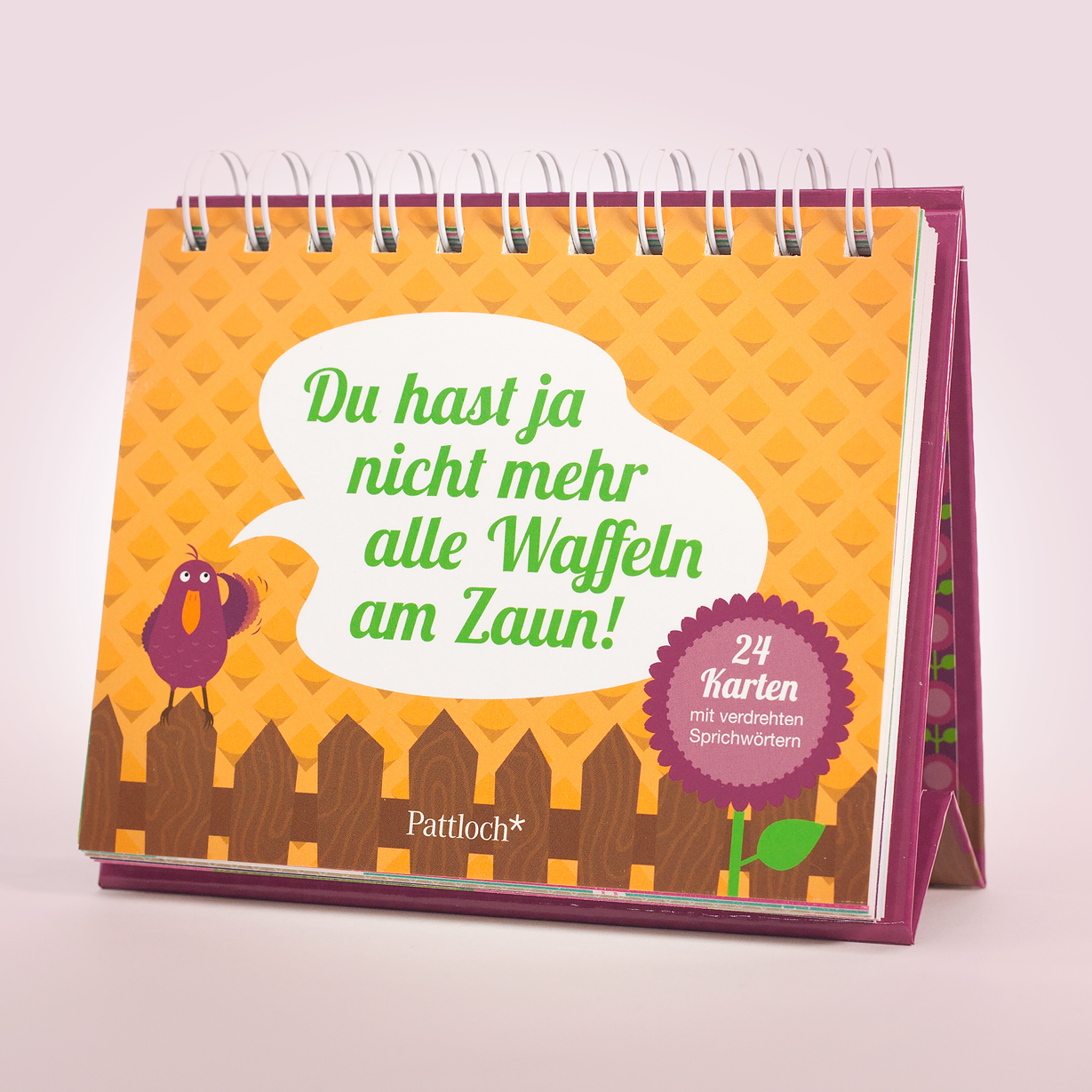 Du hast ja nicht mehr alle Waffeln am Zaun